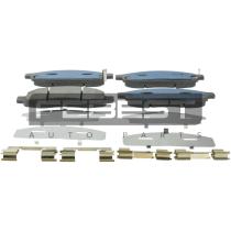 FEBEST 0201A60F - JUEGO PASTILLAS DE FRENO DELANTERAS
