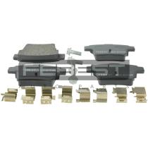 FEBEST 3501EMGR - JUEGO PASTILLAS DE FRENO TRASERAS