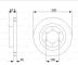BOSCH 0986479304 - Disco de freno delantero